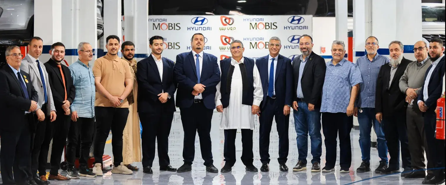 Doroub Libya team and Hyundai vehicles