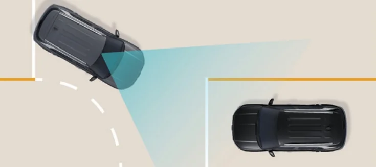 Rear cross-traffic collision-avoidance assist